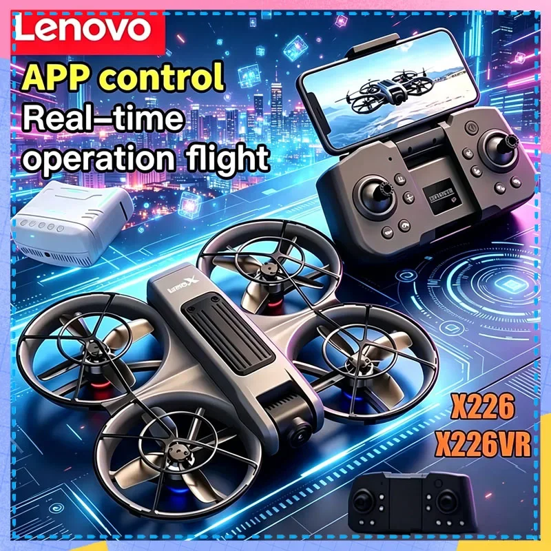 Lenovo X226 X226VR 8K Camera Drone 5G WiFi FPV Real Time Video Large Screen Remote Control RC Quadcopter Toy Gift for Kids
Lenovo X226 X226VR 8K Camera Drone 5G WiFi FPV Real Time Video Large Screen Remote Control RC Quadcopter Toy Gift for Kids