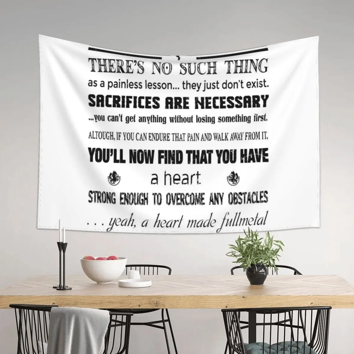 Fullmetal Alchemist Brotherhood last Edward Elric Quote Tapestry Bedroom Deco Aesthetic Room Decorations Tapestry
Fullmetal Alchemist Brotherhood last Edward Elric Quote Tapestry Bedroom Deco Aesthetic Room Decorations Tapestry