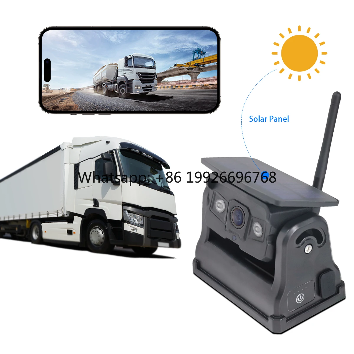 Latest Mobile Wifi Solar Powered Wireless Rear View Camera for Cars with Magnet Built-in Battery with App
Latest Mobile Wifi Solar Powered Wireless Rear View Camera for Cars with Magnet Built-in Battery with App