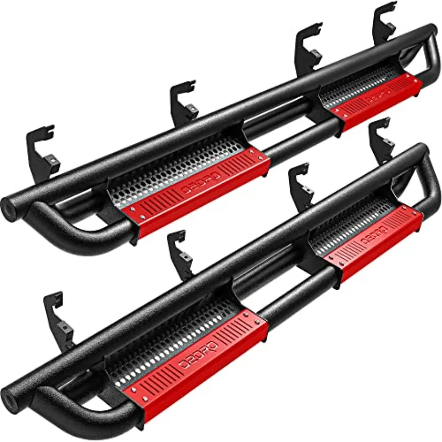 6 inch Running Boards for 2019-2026 Chevy Silverado/GMC Sierra Crew Cab, Paintable Black Steel Side Steps with Textured Step Pl
6 inch Running Boards for 2019-2026 Chevy Silverado/GMC Sierra Crew Cab, Paintable Black Steel Side Steps with Textured Step Pl