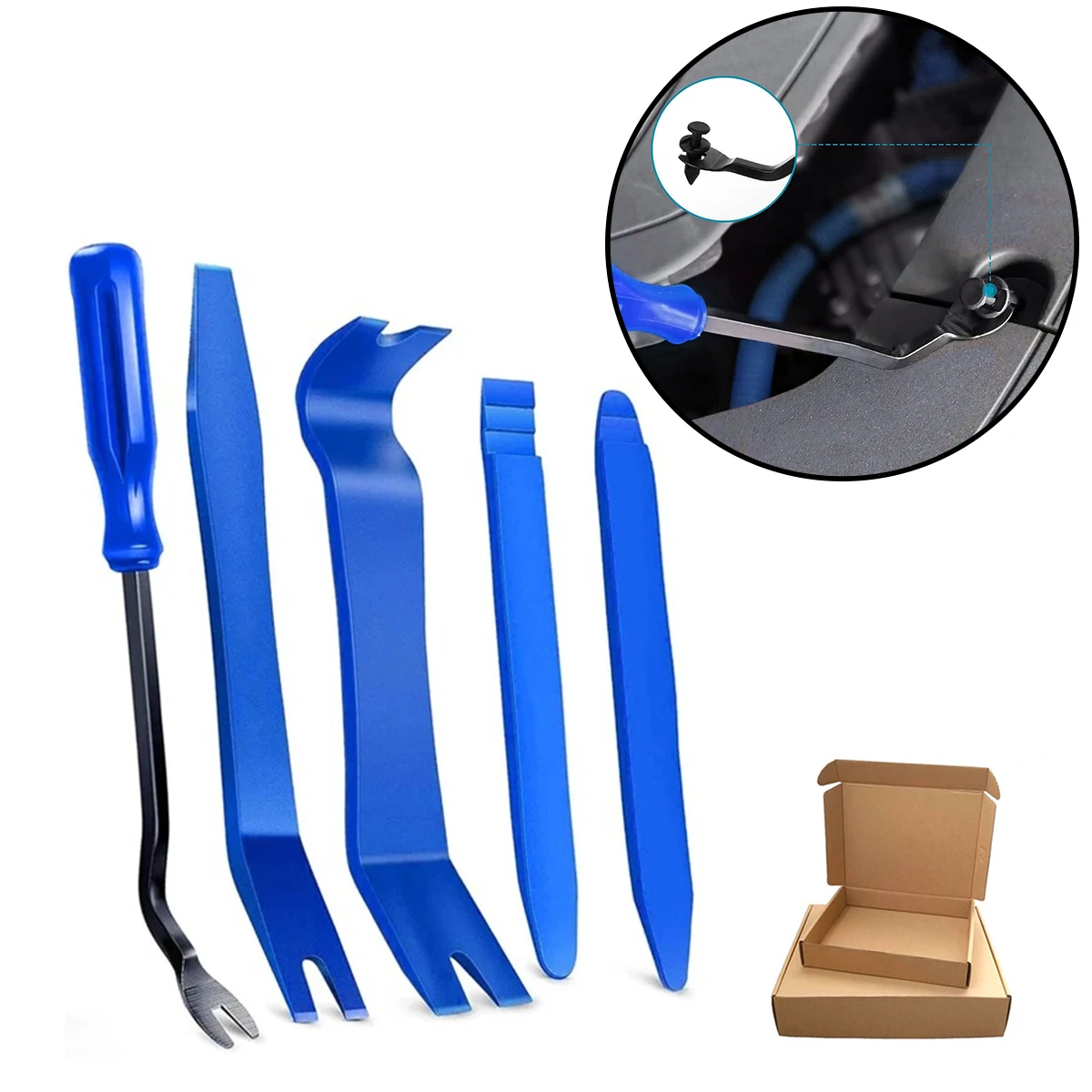 5PCS No-Scratch Auto Trim Removal Kit – Plastic Pry Tools for Door Panels, Dashboard & Audio Dismantling Blue / Red
5PCS No-Scratch Auto Trim Removal Kit – Plastic Pry Tools for Door Panels, Dashboard & Audio Dismantling Blue / Red