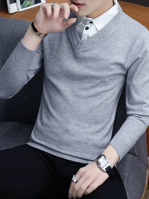 Men's Knitted irt Collar Thi Long Sve Casual Sle Two-Piece Look Polyester Fiber Winter Season Regular Fit Base Layer...
Men's Knitted irt Collar Thi Long Sve Casual Sle Two-Piece Look Polyester Fiber Winter Season Regular Fit Base Layer...