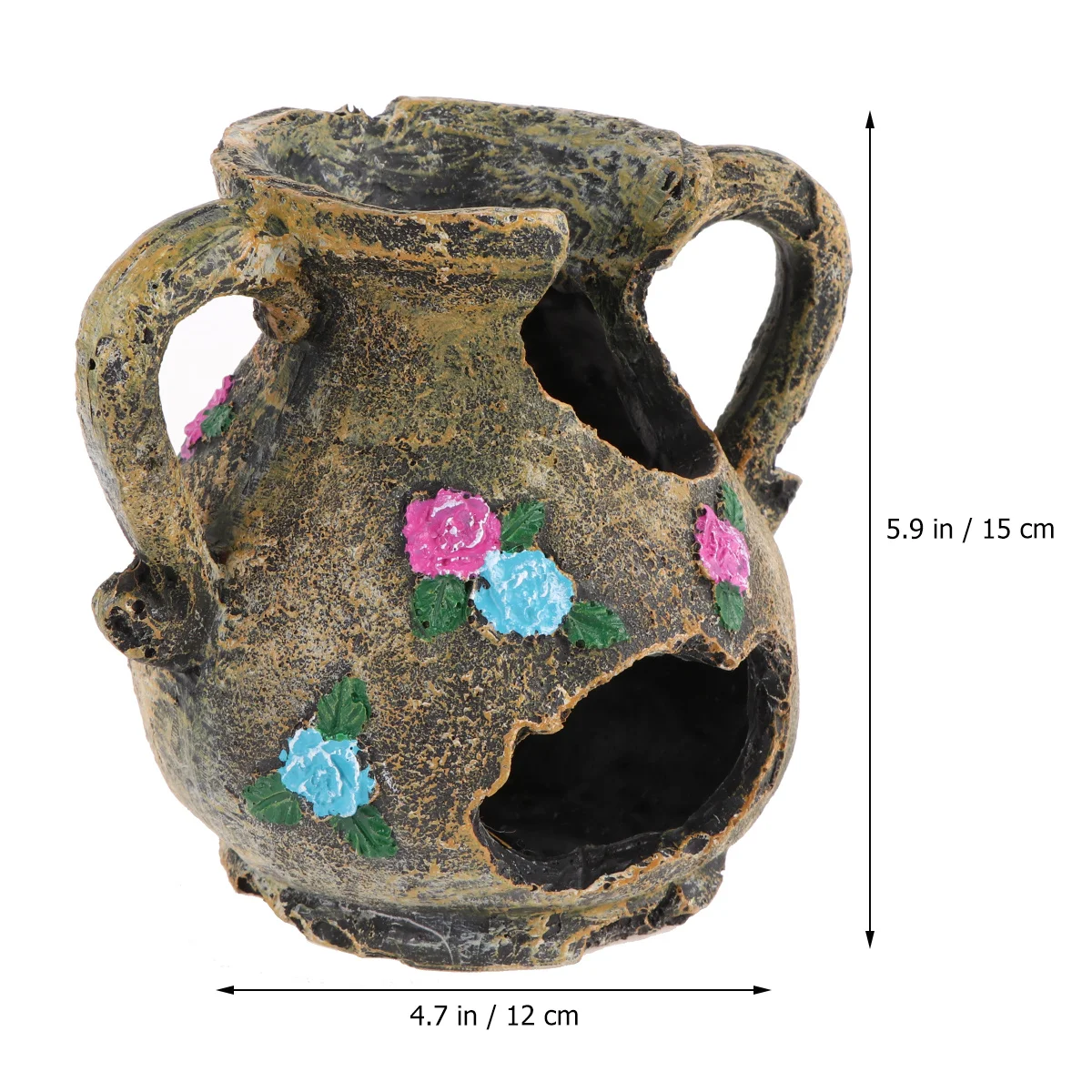 Resin Ancient Vase Aquarium Decor for Freshwater Saltwater Fish Tank Landscape Ornament Hiding Place Natural Atmosphere Craft
Resin Ancient Vase Aquarium Decor for Freshwater Saltwater Fish Tank Landscape Ornament Hiding Place Natural Atmosphere Craft