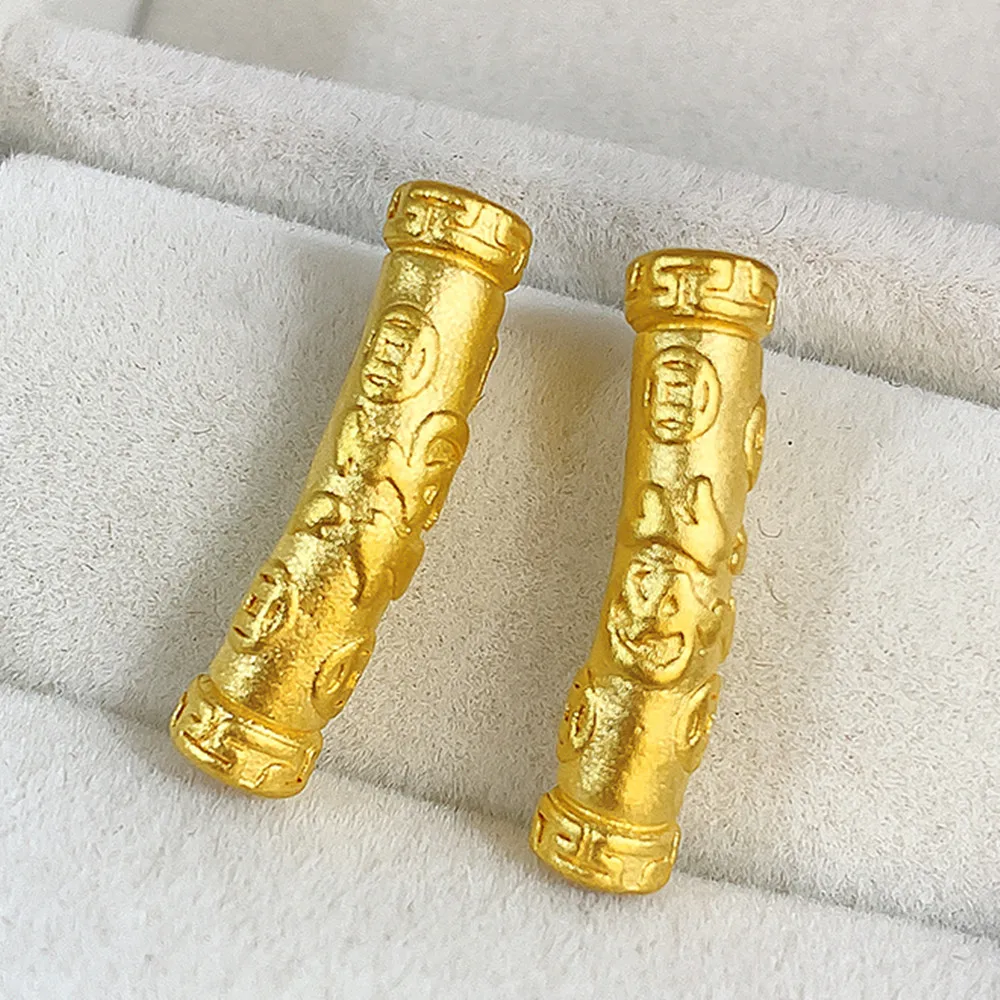1pcs Pure 999 24K Yellow Gold Men Women 3D Bless Money Coin Fu Tube Pendant 0.3-0.5g
1pcs Pure 999 24K Yellow Gold Men Women 3D Bless Money Coin Fu Tube Pendant 0.3-0.5g