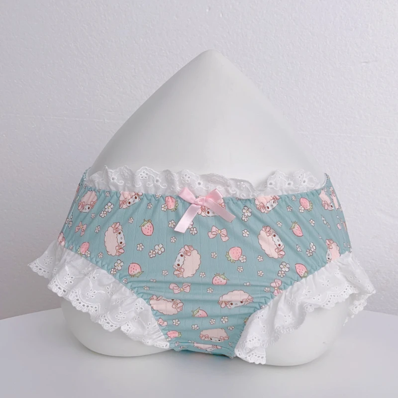 Нижнее белье с клубничным молоком для девочек больших размеров, милые брюки в стиле Лолиты, новинка 2025, кружевные треугольные брюки из чистого хлопка
Нижнее белье с клубничным молоком для девочек больших размеров, милые брюки в стиле Лолиты, новинка 2025, кружевные треугольные брюки из чистого хлопка