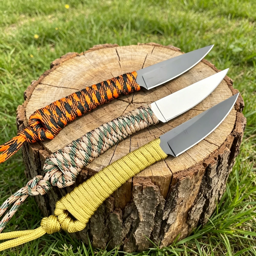 Small High-quality Lightweight Travel Knife with K Sheath Portable Outdoor Activity Essential EDC Straight Knives with Lanyard
Small High-quality Lightweight Travel Knife with K Sheath Portable Outdoor Activity Essential EDC Straight Knives with Lanyard