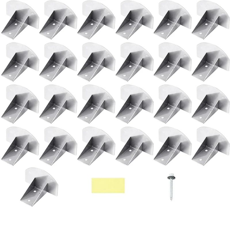 Stainless Steel For Metal Roofs Snow Guards 25 Pcs Ice Prevention Sliding Stop For Winter For Metal Steel Roof
Stainless Steel For Metal Roofs Snow Guards 25 Pcs Ice Prevention Sliding Stop For Winter For Metal Steel Roof