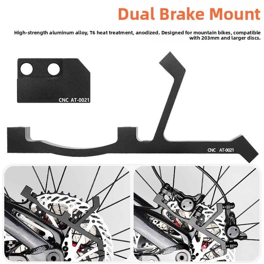 1 Set CNC Bike Brake Adapter 1-to-2 Disc Brake Mount Bracket Fits 203mm/220mm Bicycle Parts Accessories
1 Set CNC Bike Brake Adapter 1-to-2 Disc Brake Mount Bracket Fits 203mm/220mm Bicycle Parts Accessories