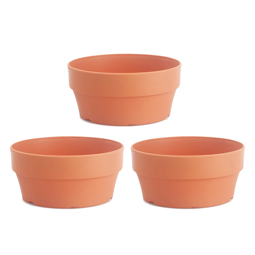 3 Pcs Flowerpot Imitation Clay Floral Containers Indoors Plant Pots Garden Supplies
3 Pcs Flowerpot Imitation Clay Floral Containers Indoors Plant Pots Garden Supplies