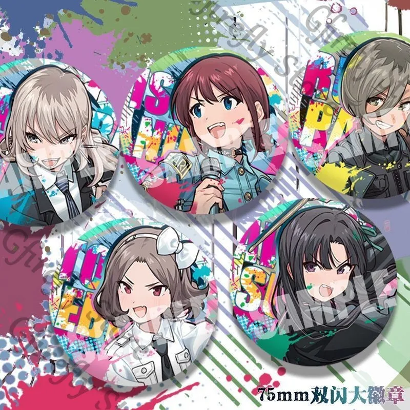 Anime Badge GIRLS BAND CRY Brooch Decorate Emblem Ambitus SUBARU AWA Breastpin Medal NINA ISERI Colleagues Rupa Gift
Anime Badge GIRLS BAND CRY Brooch Decorate Emblem Ambitus SUBARU AWA Breastpin Medal NINA ISERI Colleagues Rupa Gift