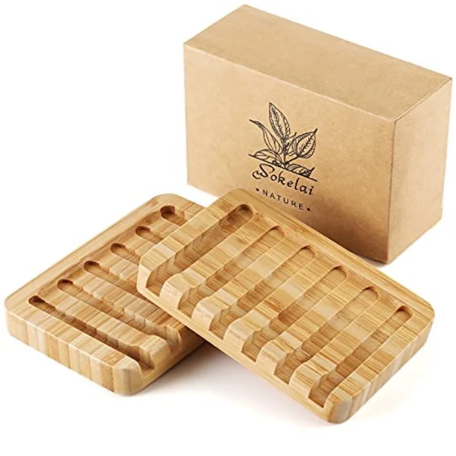 Shampoo Bar Holder Bamboo Soap Dish for Shower Wood Soap Dishes Wooden Soap Saver Tray Stand Self Draining Travel Soap Containe
Shampoo Bar Holder Bamboo Soap Dish for Shower Wood Soap Dishes Wooden Soap Saver Tray Stand Self Draining Travel Soap Containe