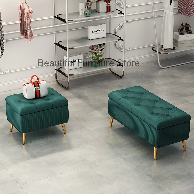 Nordic Luxury Shoes Bench Storage Living Room Entrance Stool Makeup Bedroom Home Design Meuble Design Decoration
Nordic Luxury Shoes Bench Storage Living Room Entrance Stool Makeup Bedroom Home Design Meuble Design Decoration