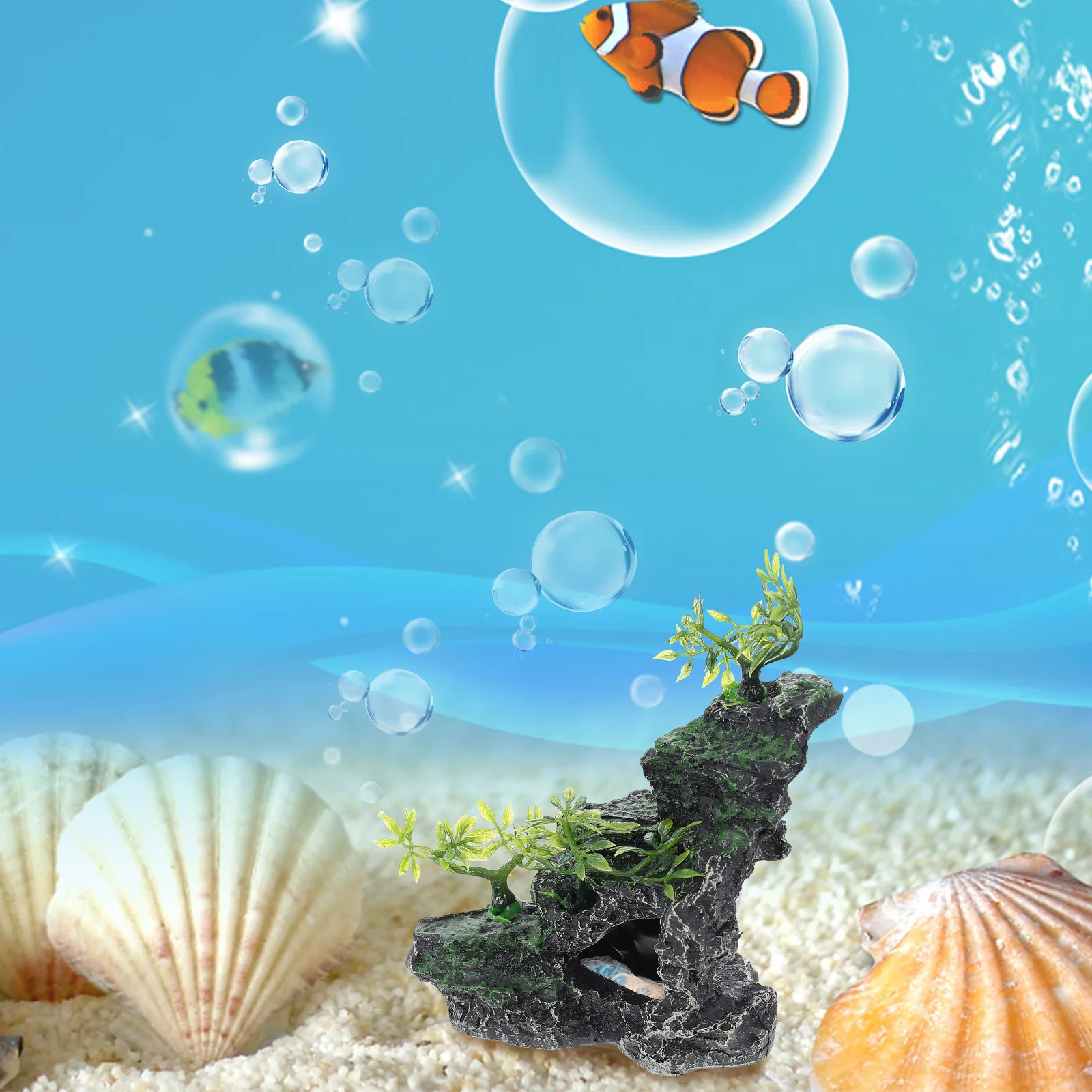Artificial Fish Tank Decor Premium Resin Rockery for Aquarium Landscape Vivid Realistic Design Fish Shelter
Artificial Fish Tank Decor Premium Resin Rockery for Aquarium Landscape Vivid Realistic Design Fish Shelter
