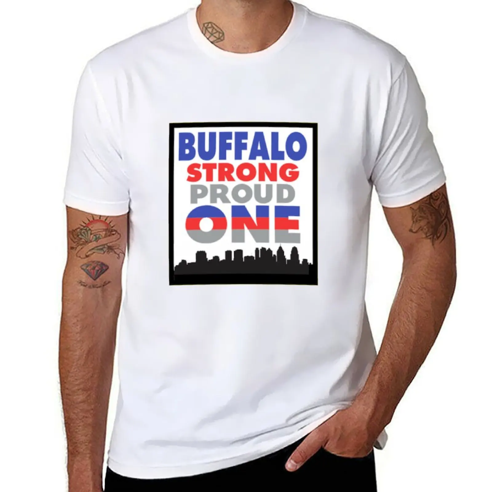 Buffalo Strong, Proud, One - ALL PROFITS DONATED TO BUFFALO CHARITIES T-Shirt korean fashion quick drying men graphic t shirts
Buffalo Strong, Proud, One - ALL PROFITS DONATED TO BUFFALO CHARITIES T-Shirt korean fashion quick drying men graphic t shirts