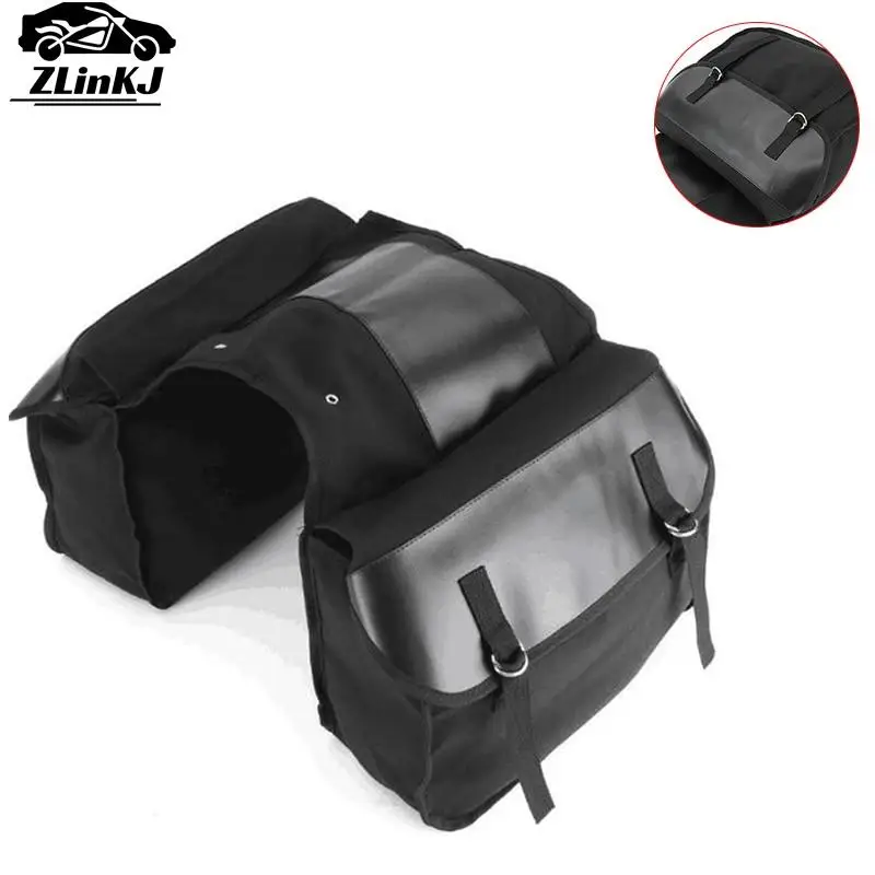 1PC High Capacity Motorcycle Touring Saddle Bag Black Canvas Waterproof Panniers Motorbike Luggage
1PC High Capacity Motorcycle Touring Saddle Bag Black Canvas Waterproof Panniers Motorbike Luggage