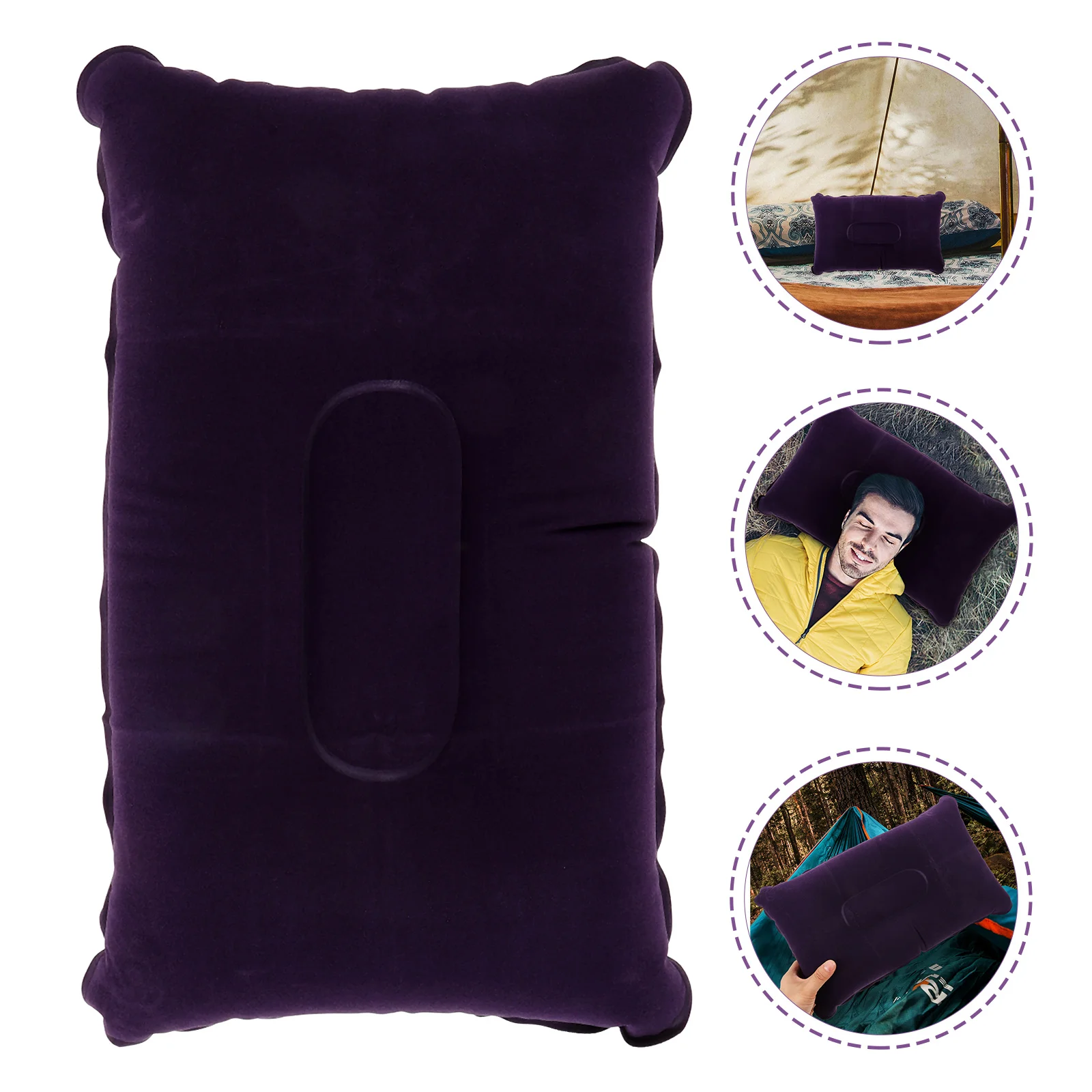 Super-thick Flocking Fabric Inflatable Pillow Portable Travel Pillow for Outdoor Activities (Dark Blue)
Super-thick Flocking Fabric Inflatable Pillow Portable Travel Pillow for Outdoor Activities (Dark Blue)