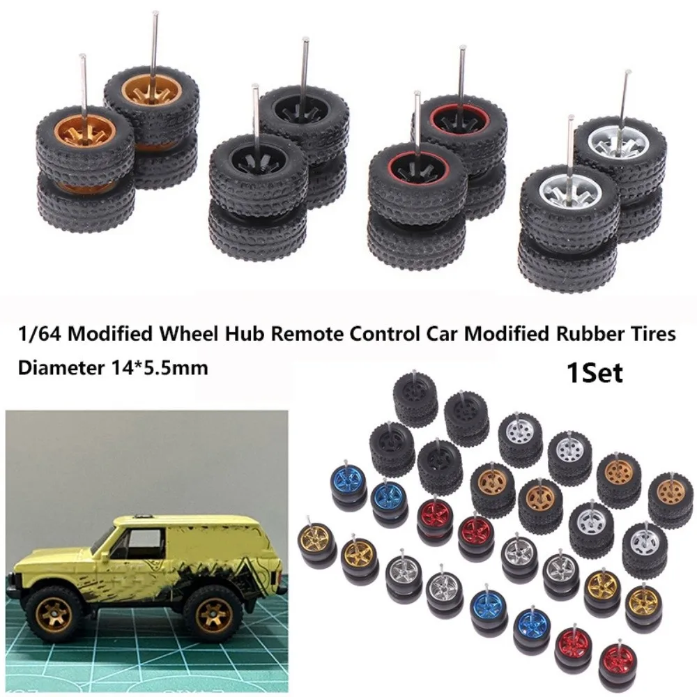1Set New 1/64 Modified Wheel Hub Diameter 14*5.5mm Plastic Remote Control Car Modified Tires Rubber Tires
1Set New 1/64 Modified Wheel Hub Diameter 14*5.5mm Plastic Remote Control Car Modified Tires Rubber Tires