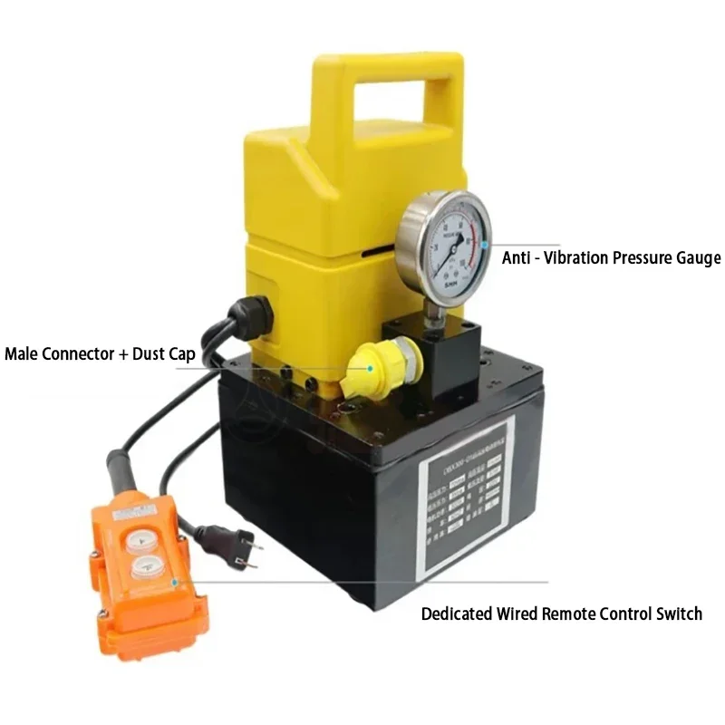 2L Hydraulic Electric Pump Portable High Pressure Oil Pump Station 300W 220v 0.4L/3L/min Plug-in-Lightweight Hydraulic Pump
2L Hydraulic Electric Pump Portable High Pressure Oil Pump Station 300W 220v 0.4L/3L/min Plug-in-Lightweight Hydraulic Pump