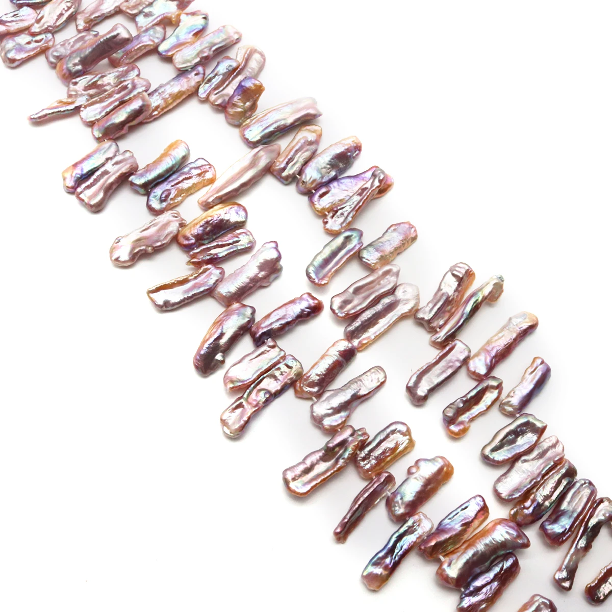 High Quality Natural Pearl Baroque Long Shaped Purple Beads For Jewelry Making Bracelet Necklace Accessories Gift 36cm
High Quality Natural Pearl Baroque Long Shaped Purple Beads For Jewelry Making Bracelet Necklace Accessories Gift 36cm