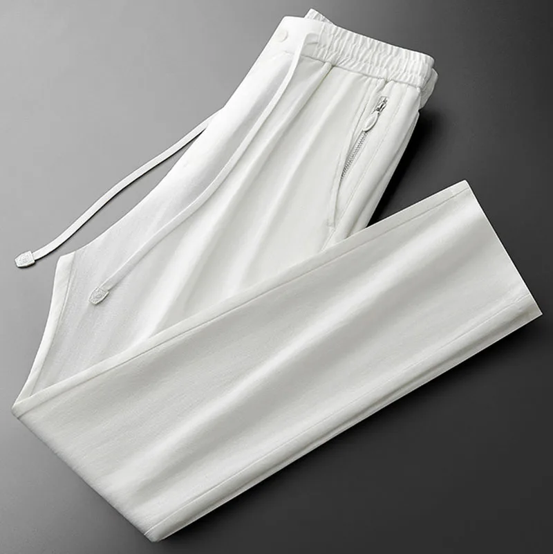 Imported Yulu Hemp. Summer high-end lightweight men's straight-leg casual pants.
Imported Yulu Hemp. Summer high-end lightweight men's straight-leg casual pants.