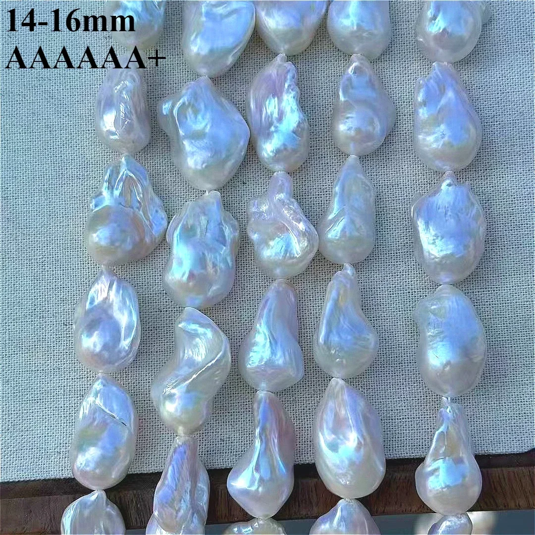 14-16mm6A+ Natural Freshwater White Pearl Baroque High Quality Isolated Loose Bead Gift JewelryDIY Necklace Bracelet Accessories
14-16mm6A+ Natural Freshwater White Pearl Baroque High Quality Isolated Loose Bead Gift JewelryDIY Necklace Bracelet Accessories