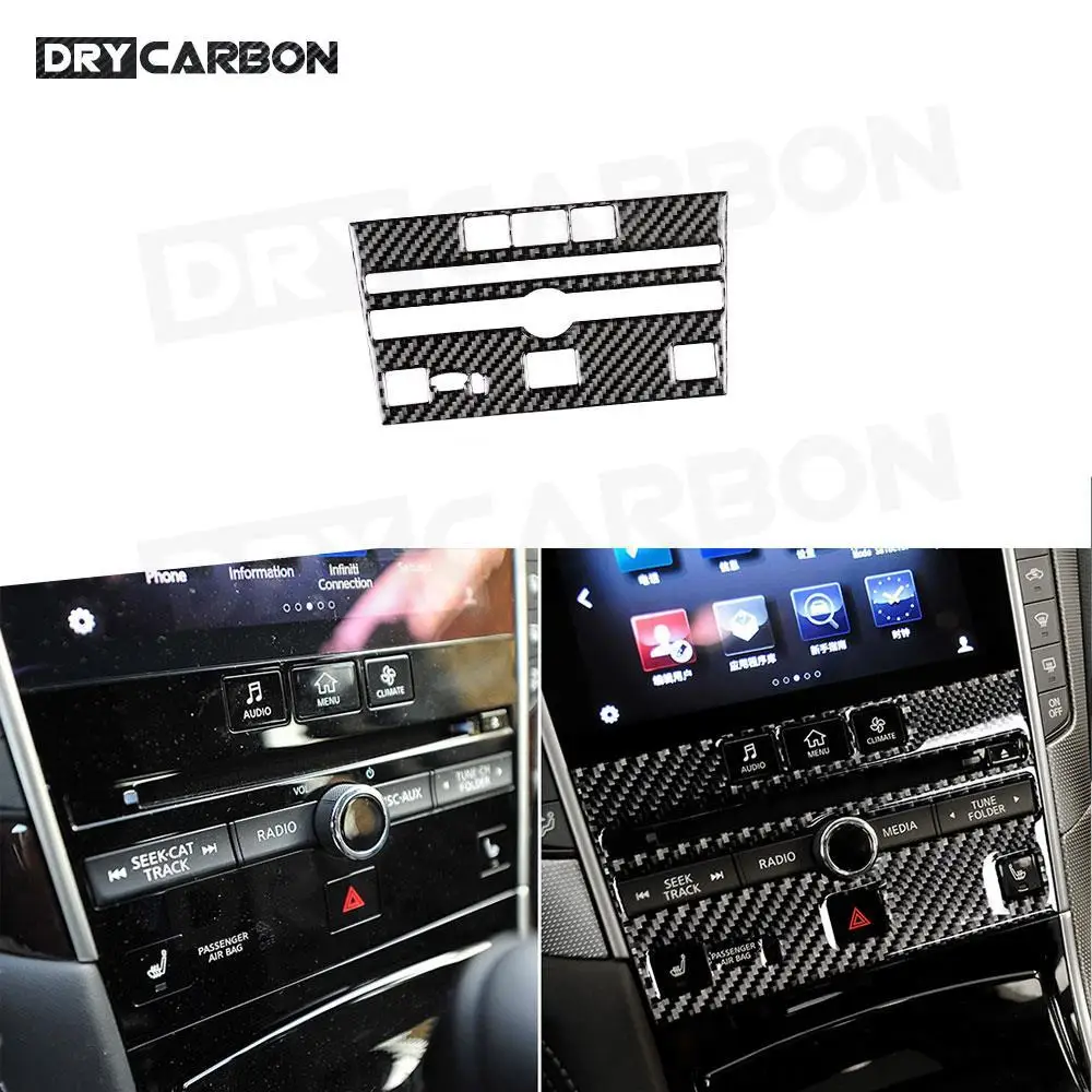 For Infiniti Q50 Q60 2014-2020 Car Styling Carbon Fiber LHD Car Interior Gear panel Body Kits Decoration Stickers
For Infiniti Q50 Q60 2014-2020 Car Styling Carbon Fiber LHD Car Interior Gear panel Body Kits Decoration Stickers