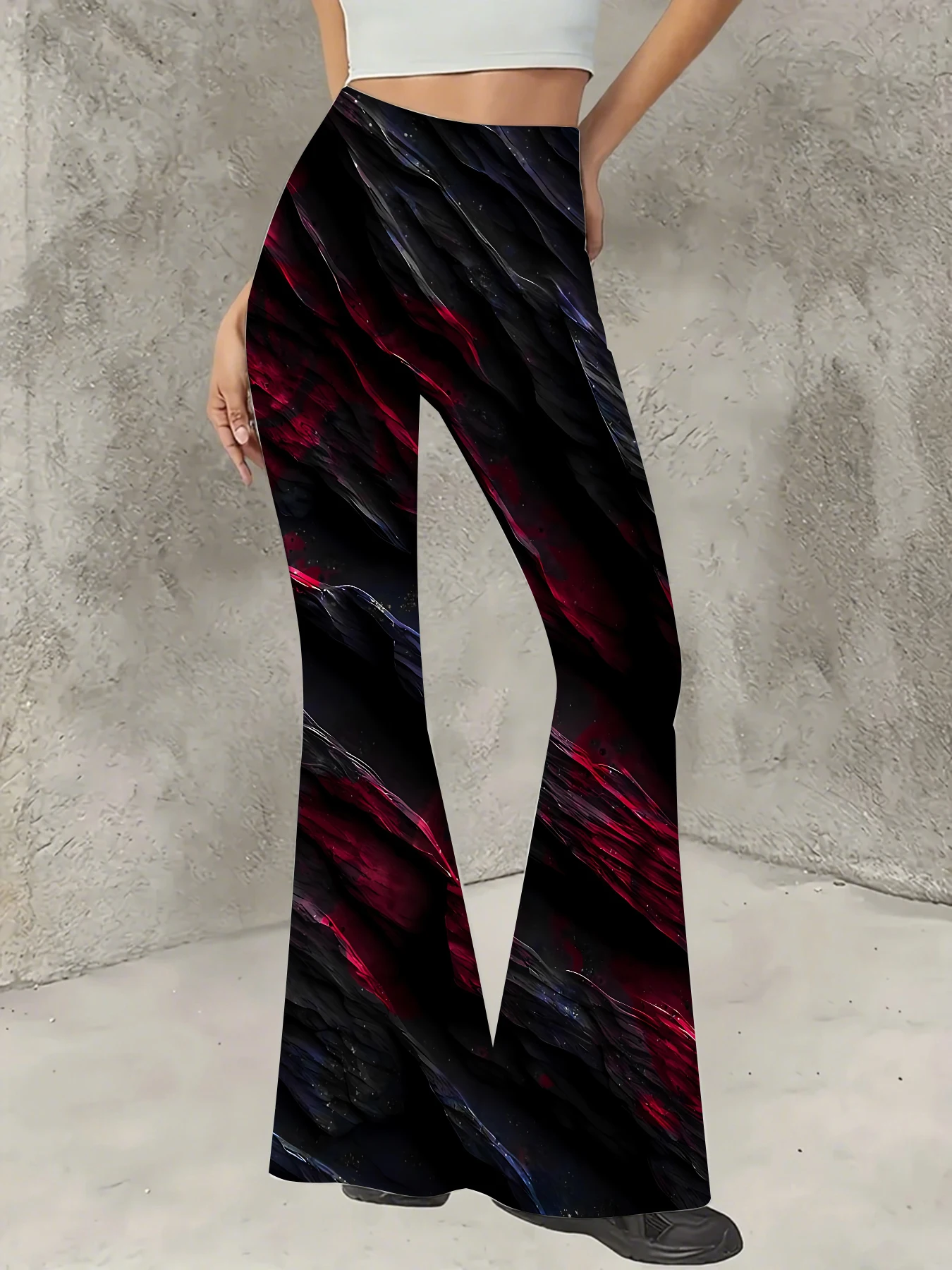Korean Style Printed Flare Pants Women High Waist Slim Fit Bell Bottom Leggings
Korean Style Printed Flare Pants Women High Waist Slim Fit Bell Bottom Leggings