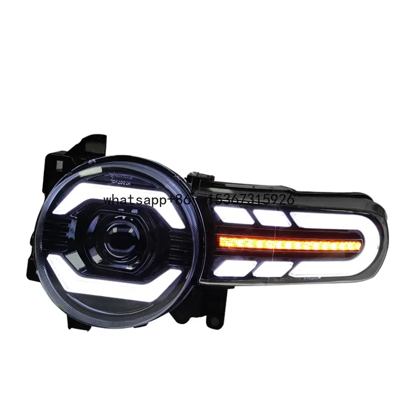 Retrofit Full LED DRL Streamer faro de señal de giro adecuado para el conjunto de faros Toyota FJ Cruiser 2007-2020
Retrofit Full LED DRL Streamer faro de señal de giro adecuado para el conjunto de faros Toyota FJ Cruiser 2007-2020