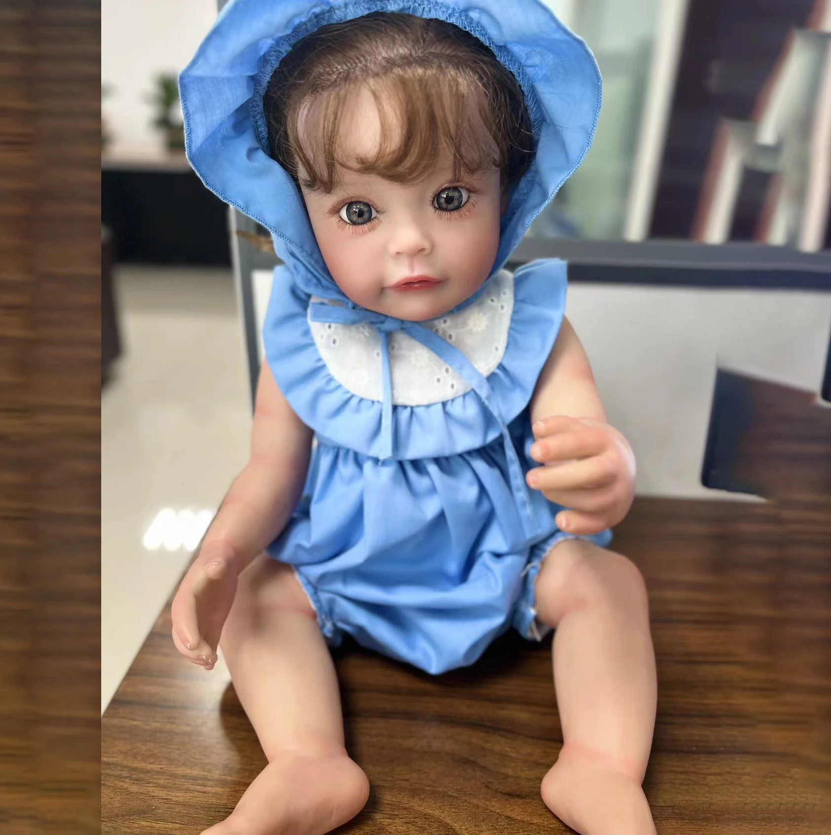 20 inch 50cm newborn doll, girl doll, lifelike princess, toddler, newborn toy, birthday/Christmas gift
20 inch 50cm newborn doll, girl doll, lifelike princess, toddler, newborn toy, birthday/Christmas gift