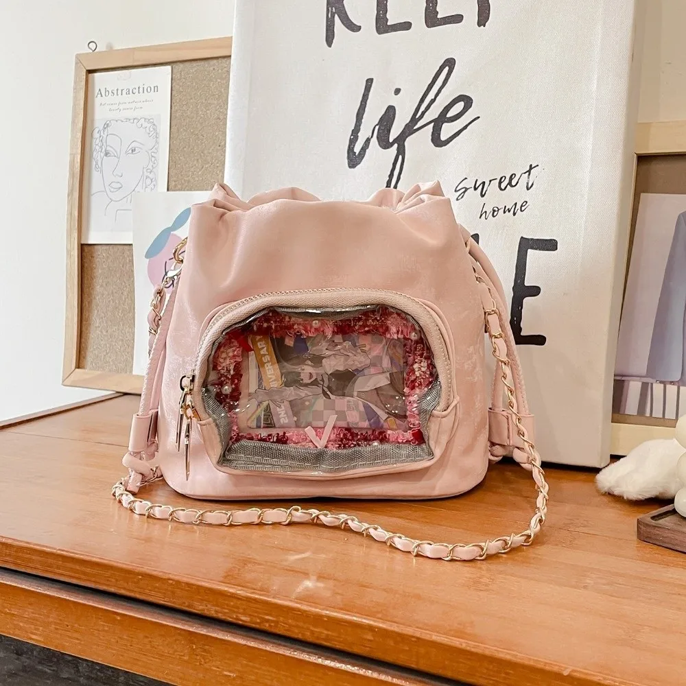 Сумочка Прозрачная карманная сумка Itabag на плечо Корейский стиль Сумка-ведро на шнурке Однотонная сумка для телефона Сумка через плечо Дорожная сумка
Сумочка Прозрачная карманная сумка Itabag на плечо Корейский стиль Сумка-ведро на шнурке Однотонная сумка для телефона Сумка через плечо Дорожная сумка