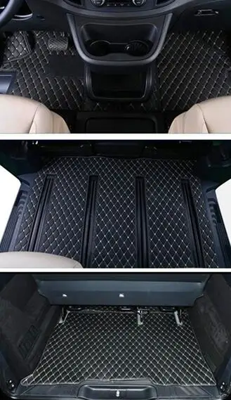 Custom full set car floor mats for Mercedes Benz Viano W639 6 seats 2022-2003 High quality waterproof carpets for Viano 2012
Custom full set car floor mats for Mercedes Benz Viano W639 6 seats 2022-2003 High quality waterproof carpets for Viano 2012