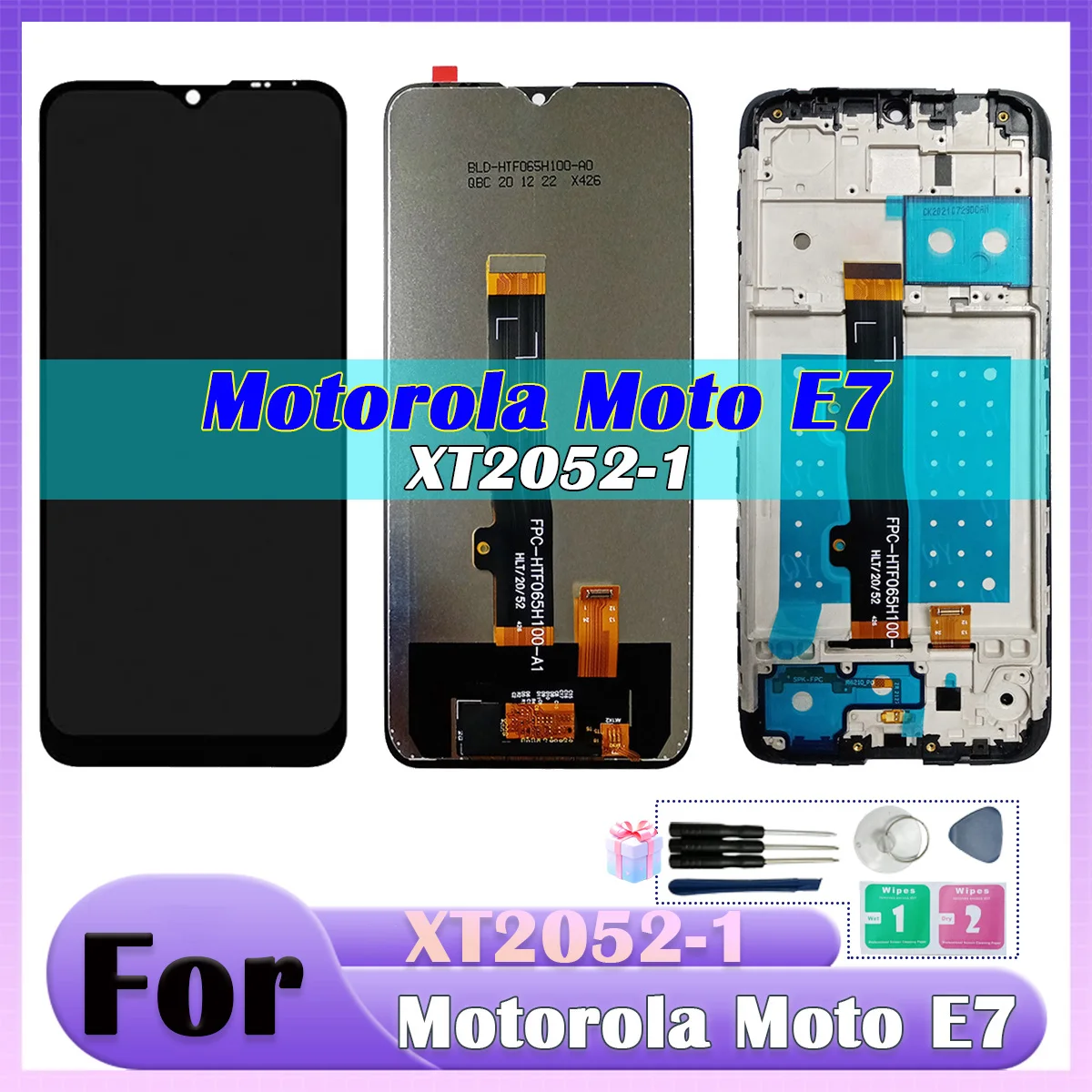 For Motorola Moto E7 LCD Display, For Moto E7 XT2052, XT2052-1, XT2095-1 LCD Touch Screen Digitizer Assembly Replacement,for E7
For Motorola Moto E7 LCD Display, For Moto E7 XT2052, XT2052-1, XT2095-1 LCD Touch Screen Digitizer Assembly Replacement,for E7