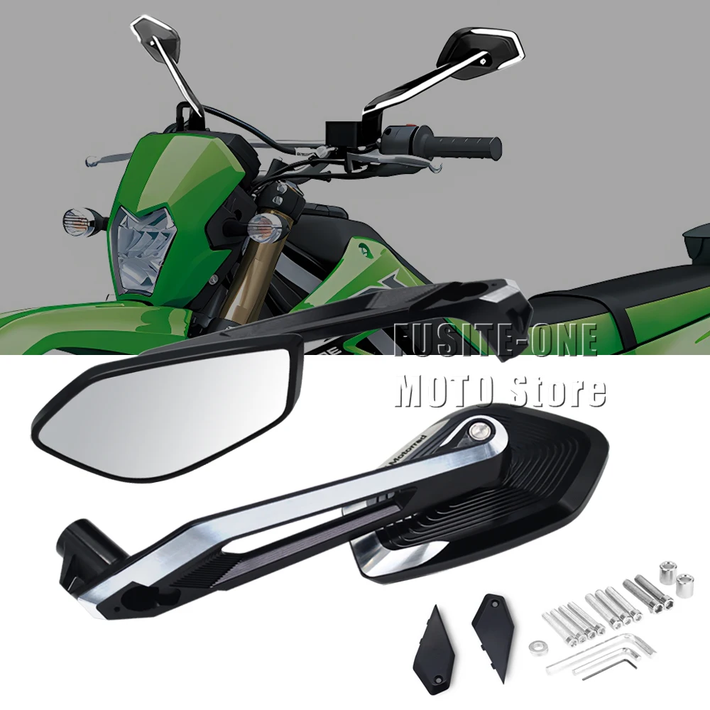 For Kawasaki KLX250 KLX250S KLX300 KLX250 SF KLX300SM Motorcycle accessories motorcycle rearview mirror motorcycle side mirror
For Kawasaki KLX250 KLX250S KLX300 KLX250 SF KLX300SM Motorcycle accessories motorcycle rearview mirror motorcycle side mirror