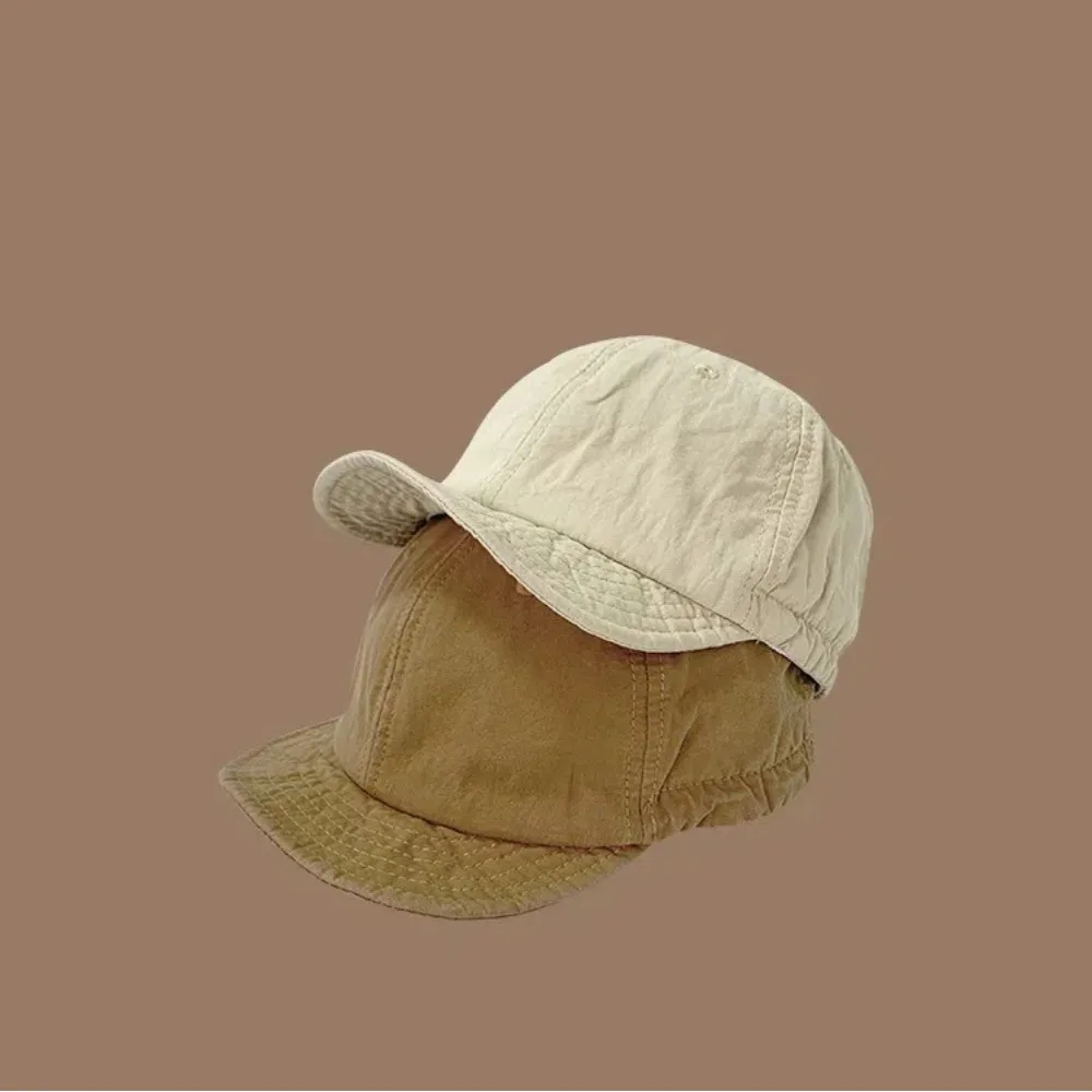 Simple Solid Color Short Brim Baseball Cap Drawstring Adjust Casual Cargo Baseball Cap Japanese Style Visor Peaked Cap Men
Simple Solid Color Short Brim Baseball Cap Drawstring Adjust Casual Cargo Baseball Cap Japanese Style Visor Peaked Cap Men