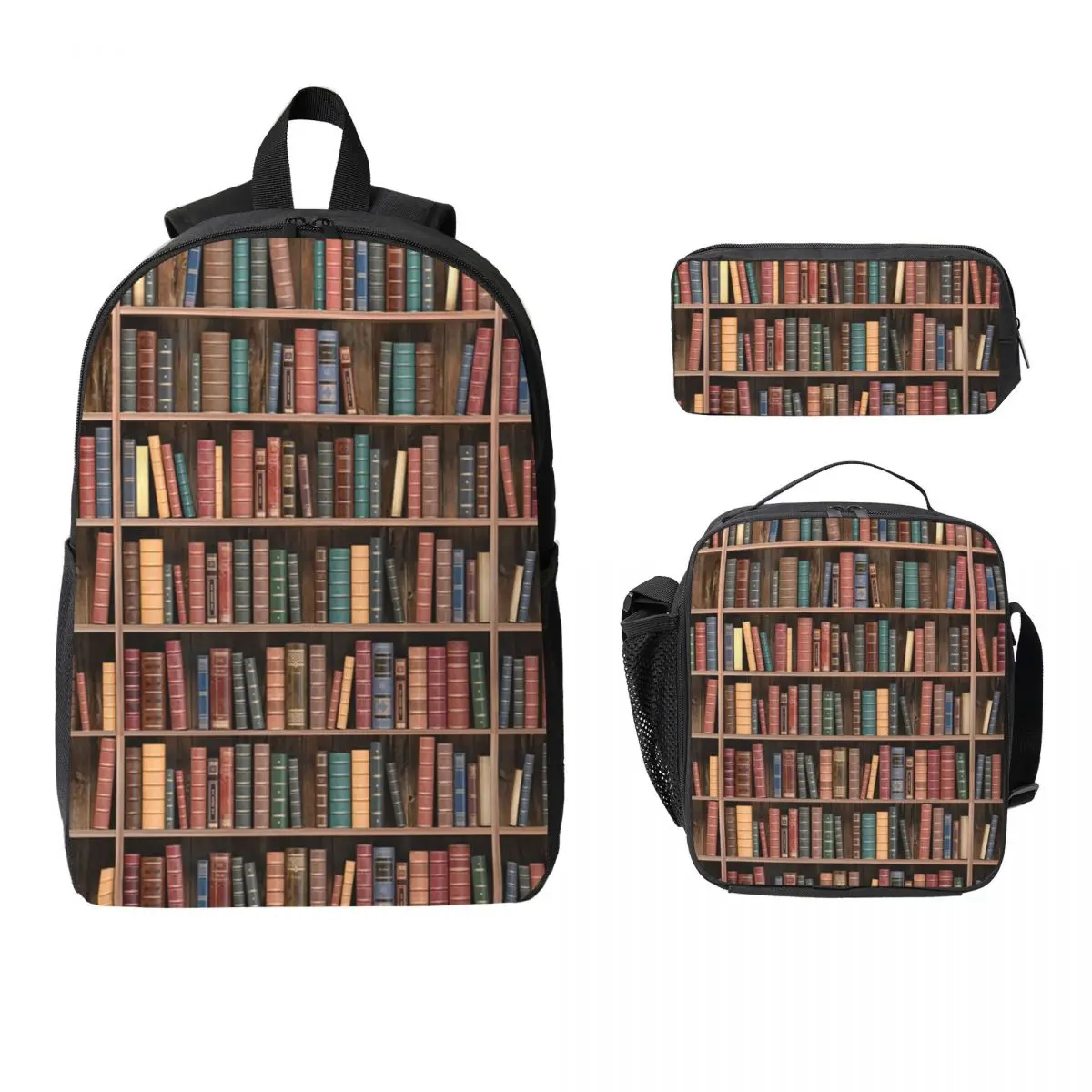 Education Library Book Backpack Student Boys Girls BookBag School Bag Laptop Shoulder Bags 3ps Insulated Lunch Bag Pencil Case
Education Library Book Backpack Student Boys Girls BookBag School Bag Laptop Shoulder Bags 3ps Insulated Lunch Bag Pencil Case