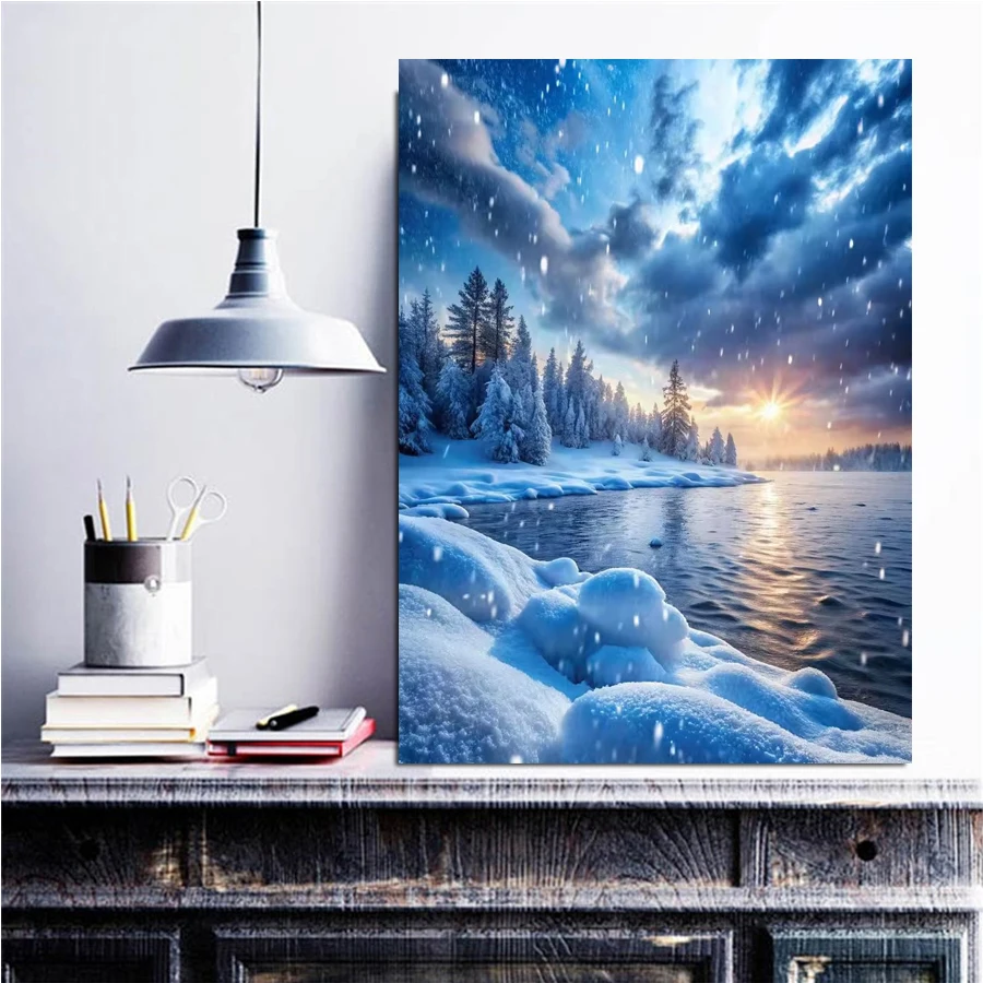 5D алмазная живопись, вышивка крестиком, зимнее дерево, мозаика, пейзаж, сделай сам, алмазная вышивка, полный снег, закат, картина из страз, искусство
5D алмазная живопись, вышивка крестиком, зимнее дерево, мозаика, пейзаж, сделай сам, алмазная вышивка, полный снег, закат, картина из страз, искусство