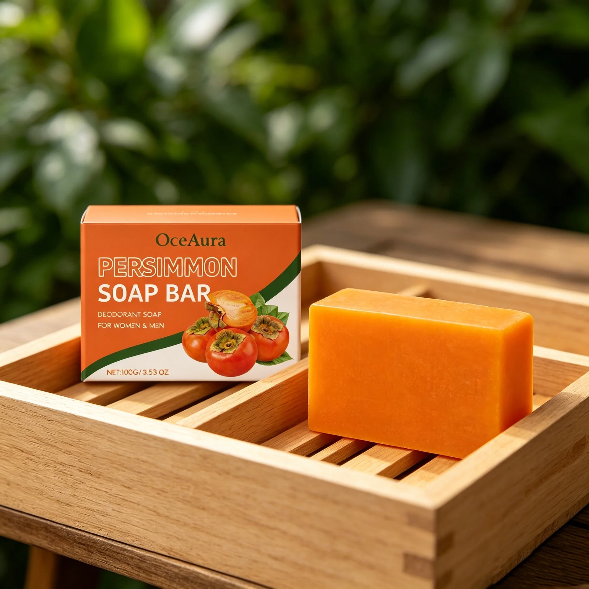 Persimmon Body Cleansing Soap Keep Brighten Improve Odor Deeply Nourish Reduce Dark Acne Removal Care Soaps For Women Man 100g
Persimmon Body Cleansing Soap Keep Brighten Improve Odor Deeply Nourish Reduce Dark Acne Removal Care Soaps For Women Man 100g
