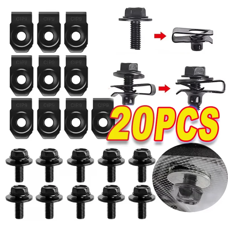Body Bolts And U-Nut Clips Hood Guard Body Bolts Chassis Splash Guards Bumpers Fender Liner Retainer Fasteners Metal Retainers
Body Bolts And U-Nut Clips Hood Guard Body Bolts Chassis Splash Guards Bumpers Fender Liner Retainer Fasteners Metal Retainers