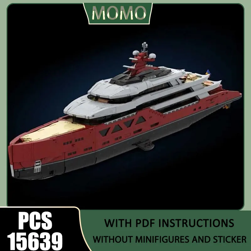 Urban Transportation Moc Building Blocks Superyacht 120cm Model Technology Brick DIY Assembly Construction Holiday Toy Set Gifts
Urban Transportation Moc Building Blocks Superyacht 120cm Model Technology Brick DIY Assembly Construction Holiday Toy Set Gifts
