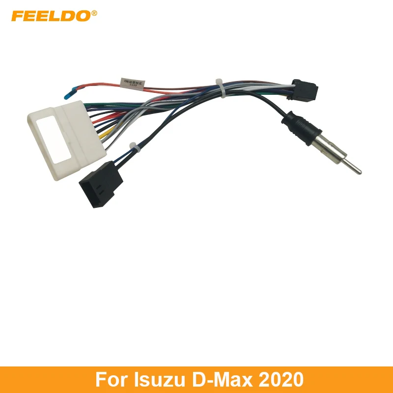 FEELDO Car 16pin Audio Wiring Harness For Isuzu D-Max Aftermarket Stereo Installation Wire Adapter
FEELDO Car 16pin Audio Wiring Harness For Isuzu D-Max Aftermarket Stereo Installation Wire Adapter