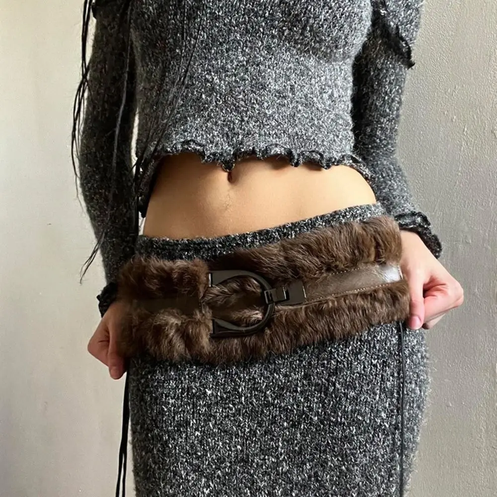 Vintage PU Leather Leather Fur Belt Punk Retro Plush Belt Versatile Jeans Decor Y2K Waistband Female/Girls
Vintage PU Leather Leather Fur Belt Punk Retro Plush Belt Versatile Jeans Decor Y2K Waistband Female/Girls