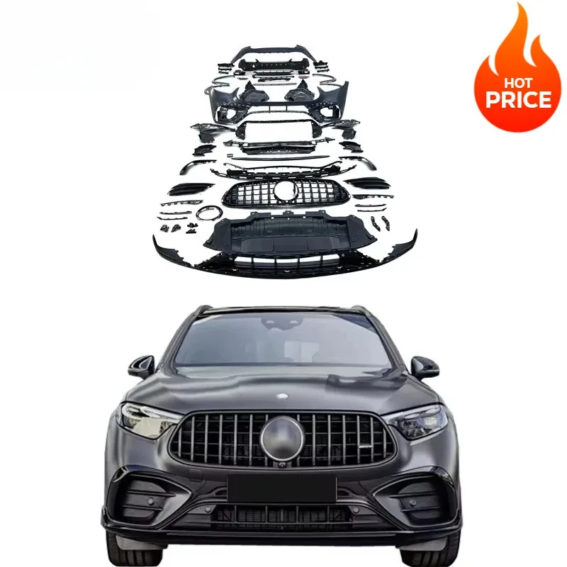 Car Bumper for GLC Class W254 Upgrade GLC63 Body Kit Front Bumper Grille Rear Bumper Fender Flare 2023-2024 
Car Bumper for GLC Class W254 Upgrade GLC63 Body Kit Front Bumper Grille Rear Bumper Fender Flare 2023-2024