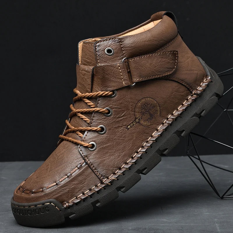 Men's plus size mid top casual shoes spring and autumn outdoor anti slip handmade hiking shoes youth fashion versatile tide shoe
Men's plus size mid top casual shoes spring and autumn outdoor anti slip handmade hiking shoes youth fashion versatile tide shoe