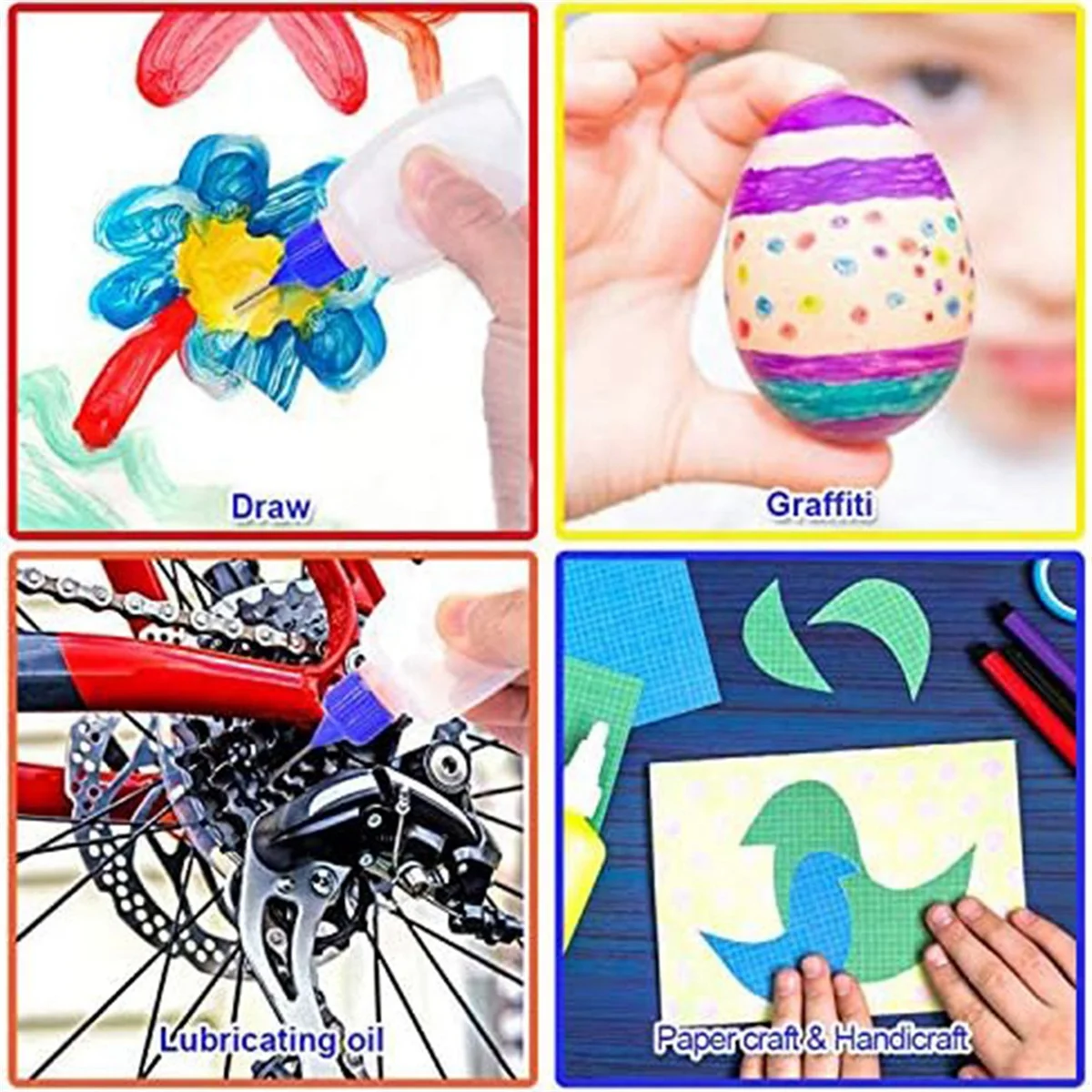 2025+ 12 Pcs Needle Tip Glue Bottle 30 ML Plastic Dropper Bottles for Small Gluing Projects, Paper Quilling DIY Craft
2025+ 12 Pcs Needle Tip Glue Bottle 30 ML Plastic Dropper Bottles for Small Gluing Projects, Paper Quilling DIY Craft