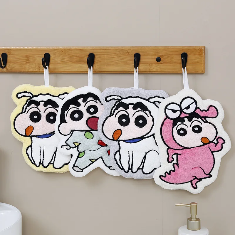 New Crayon Shinchan Hands Towels Hanging Type Kawaii Washcloth Super Soft Thickening No Shedding Coral Fleece Kitchen Bathroom
New Crayon Shinchan Hands Towels Hanging Type Kawaii Washcloth Super Soft Thickening No Shedding Coral Fleece Kitchen Bathroom