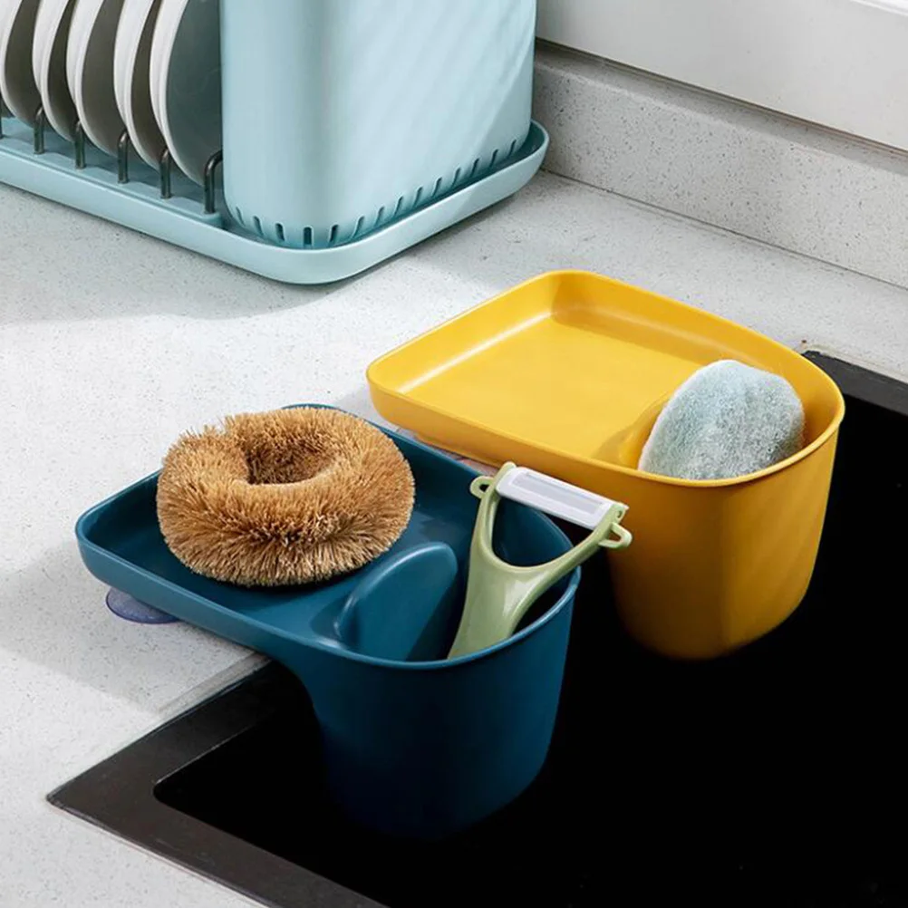 1pc Suction Cup Kitchen Storage Rack Plastic Sink Organizer Space Saving For Bathroom Toilet Cutlery Container 
1pc Suction Cup Kitchen Storage Rack Plastic Sink Organizer Space Saving For Bathroom Toilet Cutlery Container