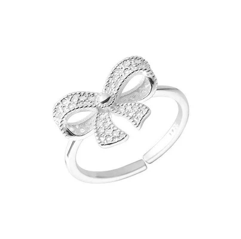 Girlbible 925 Sterling Silver Simple Hollow Out Adjustable Ring For Women Fashion Bowknot Lace Fresh Jewelry Gift Dropshipping
Girlbible 925 Sterling Silver Simple Hollow Out Adjustable Ring For Women Fashion Bowknot Lace Fresh Jewelry Gift Dropshipping