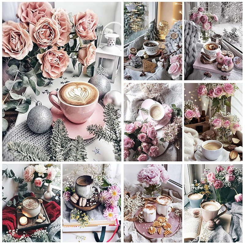 5D DIY Diamond Painting Landscape Flowers Diamond Embroidery Full Rhinestone Mosaic Coffee Cross Stitch Kit Home Decor Gift
5D DIY Diamond Painting Landscape Flowers Diamond Embroidery Full Rhinestone Mosaic Coffee Cross Stitch Kit Home Decor Gift