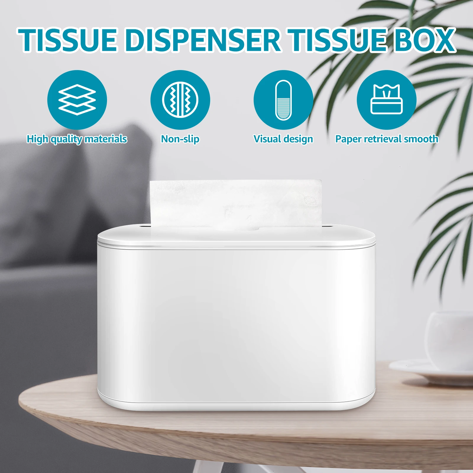 Paper Towel Dispenser Large Capacity Non-Slip Countertop Paper Towel Holder with Visible Window for Kitchen Bathroom Toilet
Paper Towel Dispenser Large Capacity Non-Slip Countertop Paper Towel Holder with Visible Window for Kitchen Bathroom Toilet