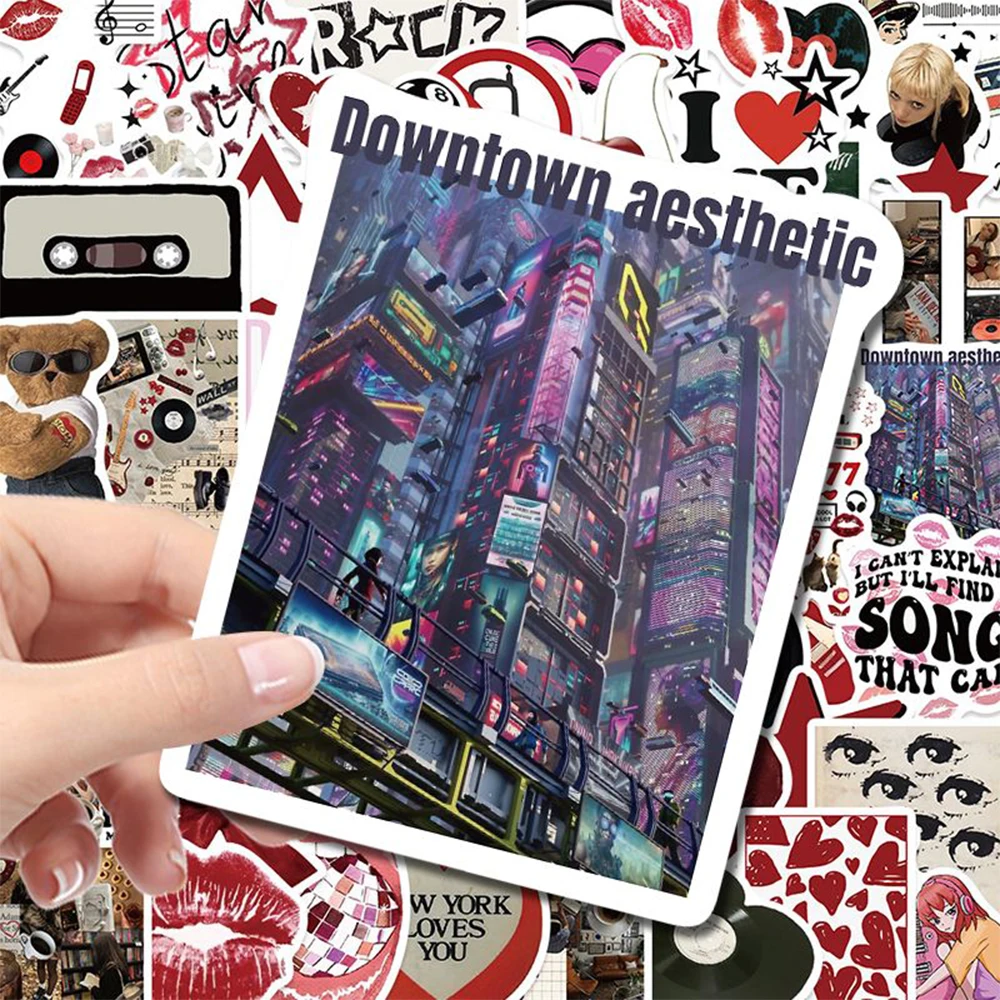 10/30/50PCS Downtown Y2K Girls Decoration Stickers Decals DIY Notebook Guitar Phone Bike Waterproof Cool Decoration Kids Toy
10/30/50PCS Downtown Y2K Girls Decoration Stickers Decals DIY Notebook Guitar Phone Bike Waterproof Cool Decoration Kids Toy